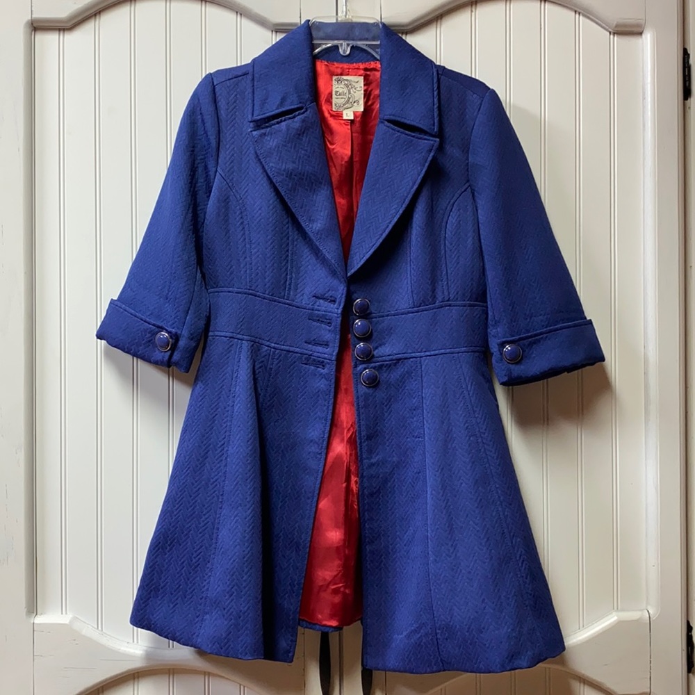 Anthropologie Tulle Jacket Coat